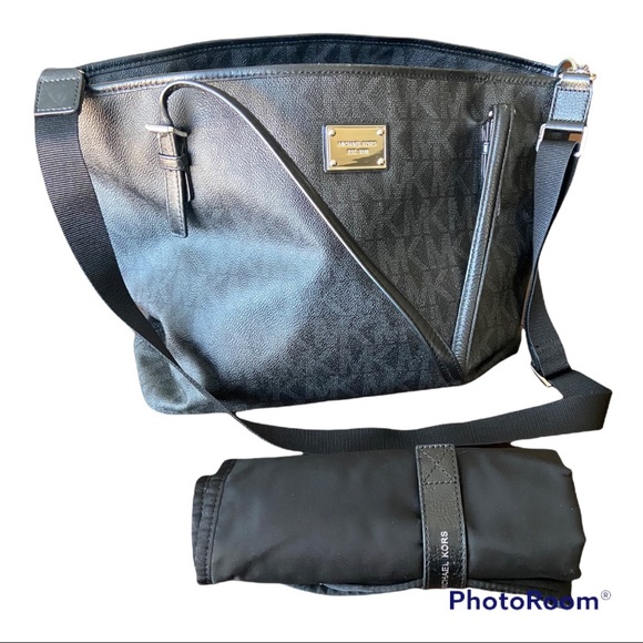 Michael Kors Black Diaper Bag - Picture 1 of 6